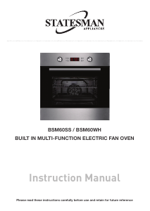 Handleiding Statesman BSM60SS Oven
