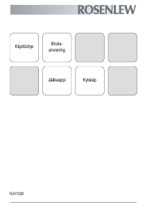 Bruksanvisning Rosenlew RJV1328 Kylskåp