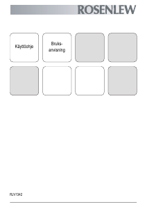 Bruksanvisning Rosenlew RJV1342 Kylskåp