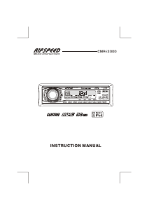 Handleiding Ripspeed CMR-i3000 Autoradio