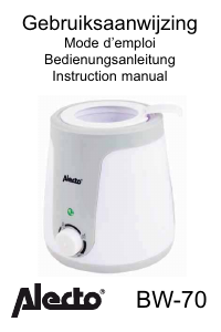 Handleiding Alecto BW-70 Flessenwarmer