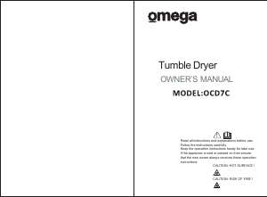 Handleiding Omega OCD7C Wasdroger