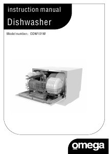 Bruksanvisning Omega ODW101W Diskmaskin