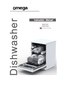 Bruksanvisning Omega ODW702W Diskmaskin