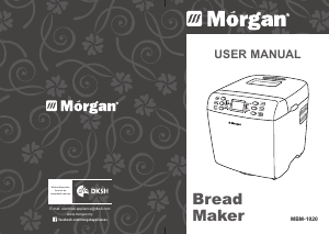 Handleiding Morgan MBM-1020 Broodbakmachine