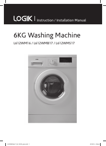 Handleiding Logik L612WMB17 Wasmachine