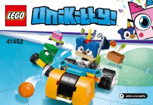 Návod Lego set 41452 Unikitty Prince Puppycorn – trojkolka