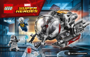Handleiding Lego set 76109 Super Heroes Onderzoekers van het Quantum rijk