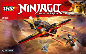 Bruksanvisning Lego set 70650 Ninjago Ödets vinge