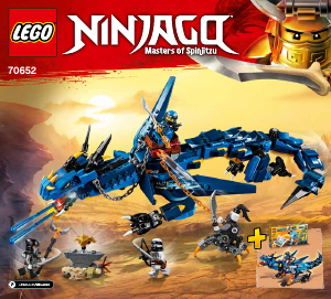 Használati útmutató Lego set 70652 Ninjago Viharkeltő