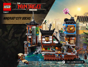 Handleiding Lego set 70657 Ninjago City haven