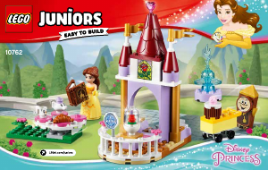 Manual Lego set 10762 Juniors Belle's story time