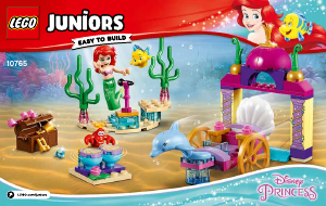 Manual Lego set 10765 Juniors Ariel's underwater concert