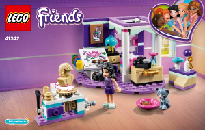 Käyttöohje Lego set 41342 Friends Emman luksusmakuuhuone