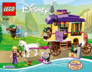 Instrukcja Lego set 41157 Disney Princess Karawana podróżna Roszpunki