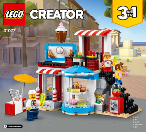 Mode d’emploi Lego set 31077 Creator Un univers plein de surprises