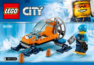 Használati útmutató Lego set 60190 City Sarkvidéki jégsikló