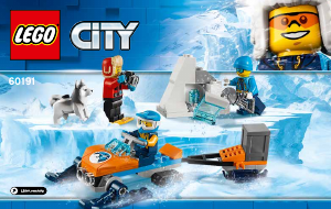 Manual Lego set 60191 City Arctic exploration team