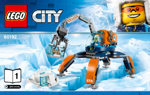 Instrukcja Lego set 60192 City Arktyczny łazik lodowy