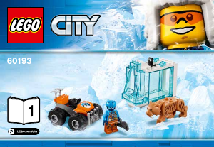 Manual Lego set 60193 City Transporte aéreo do ártico