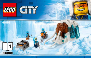 Manual Lego set 60195 City Base de exploração móvel do ártico