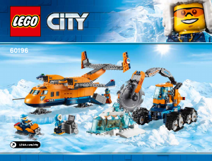 説明書 レゴ set 60196 シティ 北極輸送ヘリコプターと作業車