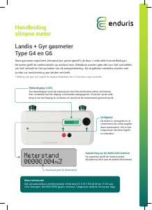 Handleiding Landis+Gyr G6 (Enduris) Gasmeter