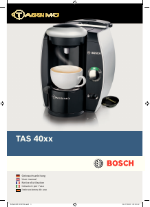 Manuale Bosch TAS4011 Tassimo Macchina da caffè