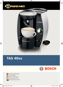 Bedienungsanleitung Bosch TAS4011 Tassimo Kaffeemaschine