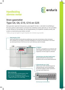 Handleiding Itron G10 (Enduris) Gasmeter