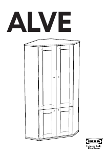Εγχειρίδιο IKEA ALVE Ντουλάπα
