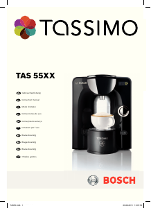 Bedienungsanleitung Bosch TAS5542 Tassimo Kaffeemaschine