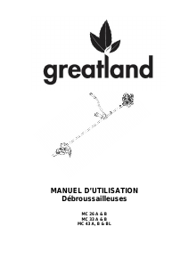 Mode d’emploi Greatland MC 26 B Coupe-herbe
