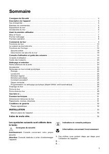 Mode d’emploi Faure FM604W1 Four