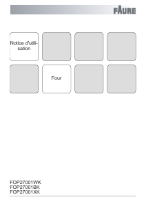 Mode d’emploi Faure FOP27001WK Four
