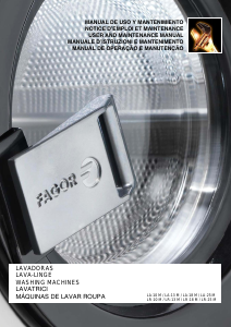 Manual Fagor LA-10 M Máquina de lavar roupa