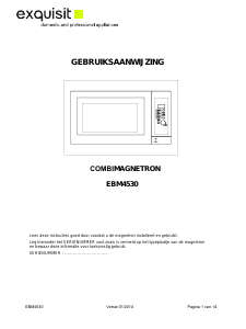 Handleiding Exquisit EBM4530 Magnetron