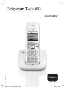 Handleiding Belgacom Twist 651 Draadloze telefoon