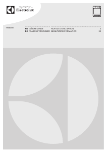 Mode d’emploi Electrolux TWSL5E202 Sèche-linge