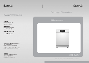 Handleiding DeLonghi DEDW6015W Vaatwasser