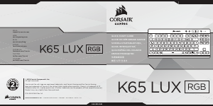 Handleiding Corsair K65 LUX RGB Toetsenbord