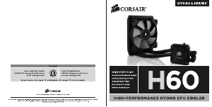 Bedienungsanleitung Corsair Hydro Series H60 CPU Kühler