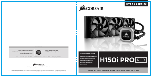 Bedienungsanleitung Corsair Hydro Series H150i Pro RGB CPU Kühler