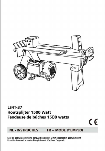 Mode d’emploi Gamma LS4T-37 Fendeuse à bois