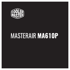 Manual Cooler Master MasterAir MA610P Cooler CPU
