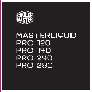 Bruksanvisning Cooler Master MasterLiquid Pro 120 CPU kjøler