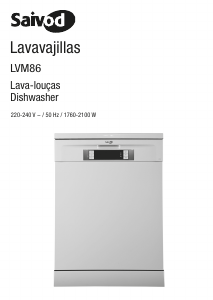 Manual Saivod LVM 86 Máquina de lavar louça