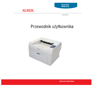 Instrukcja Xerox Phaser 3125 Drukarka