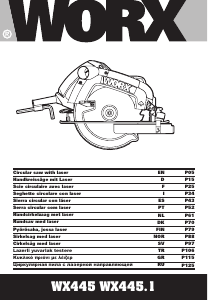 Руководство Worx WX445 Циркулярная пила