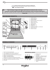 Manuale Whirlpool WIF 4O43 DLGT E Lavastoviglie